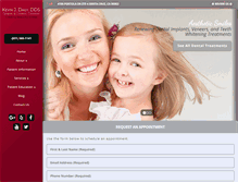 Tablet Screenshot of kevinjdailydds.com